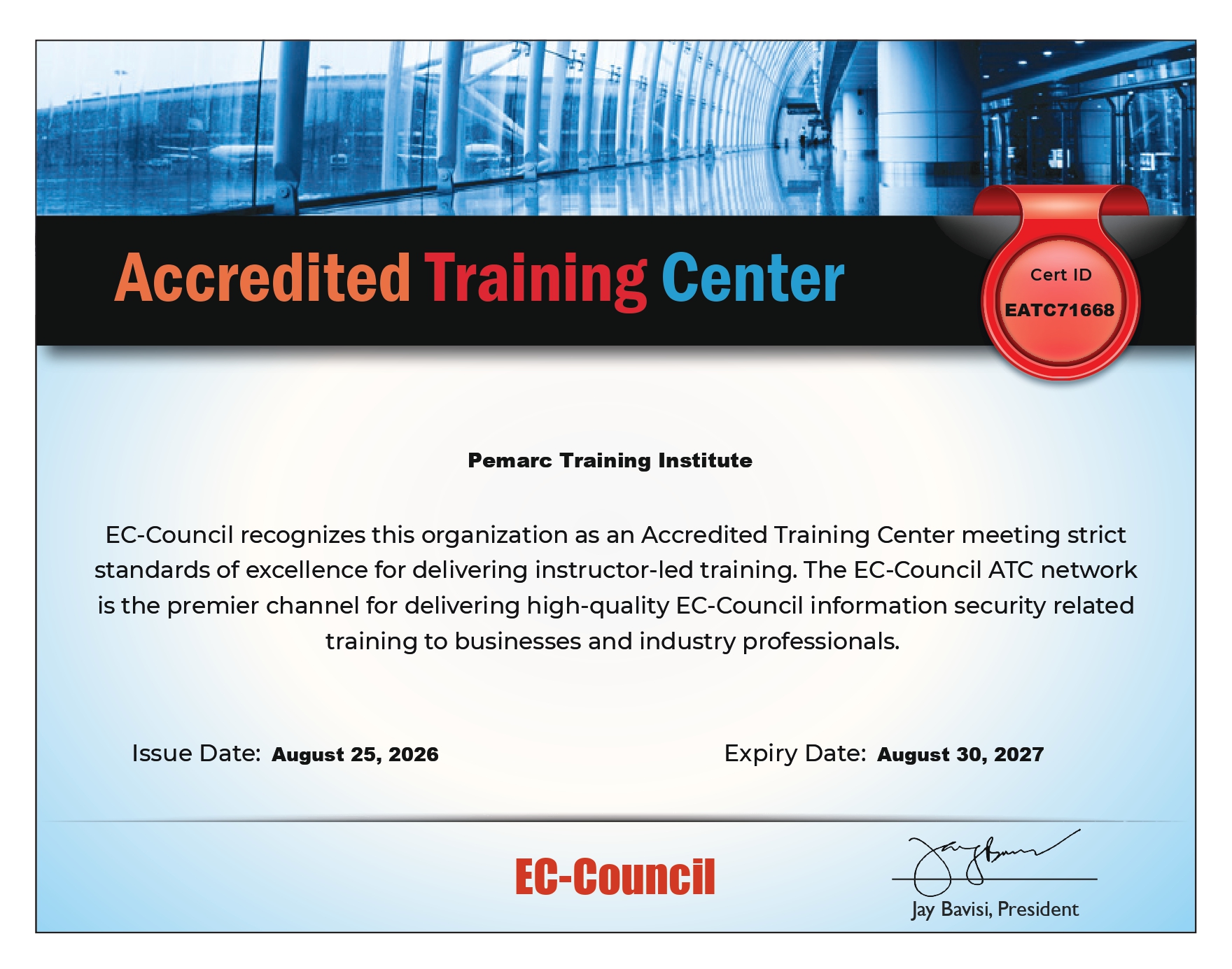 PEMARC accredited training center